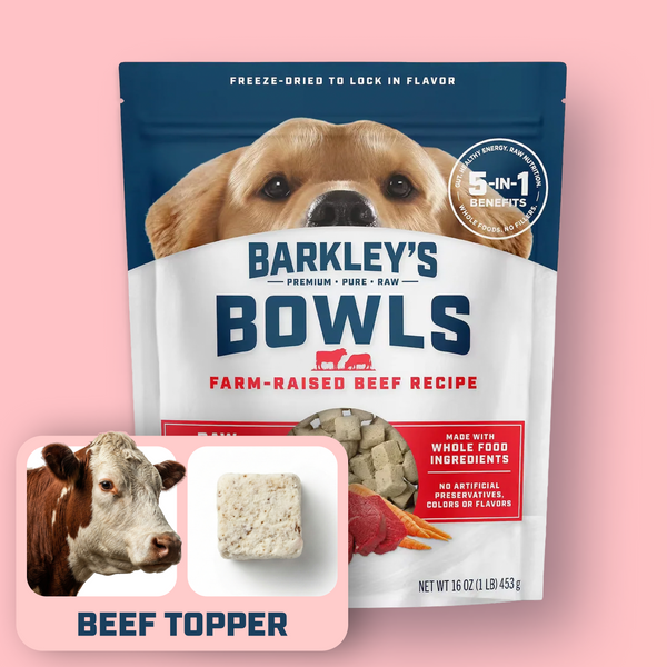 FREEZE DRIED TOPPER FARM RAISED BEEF RECIPE