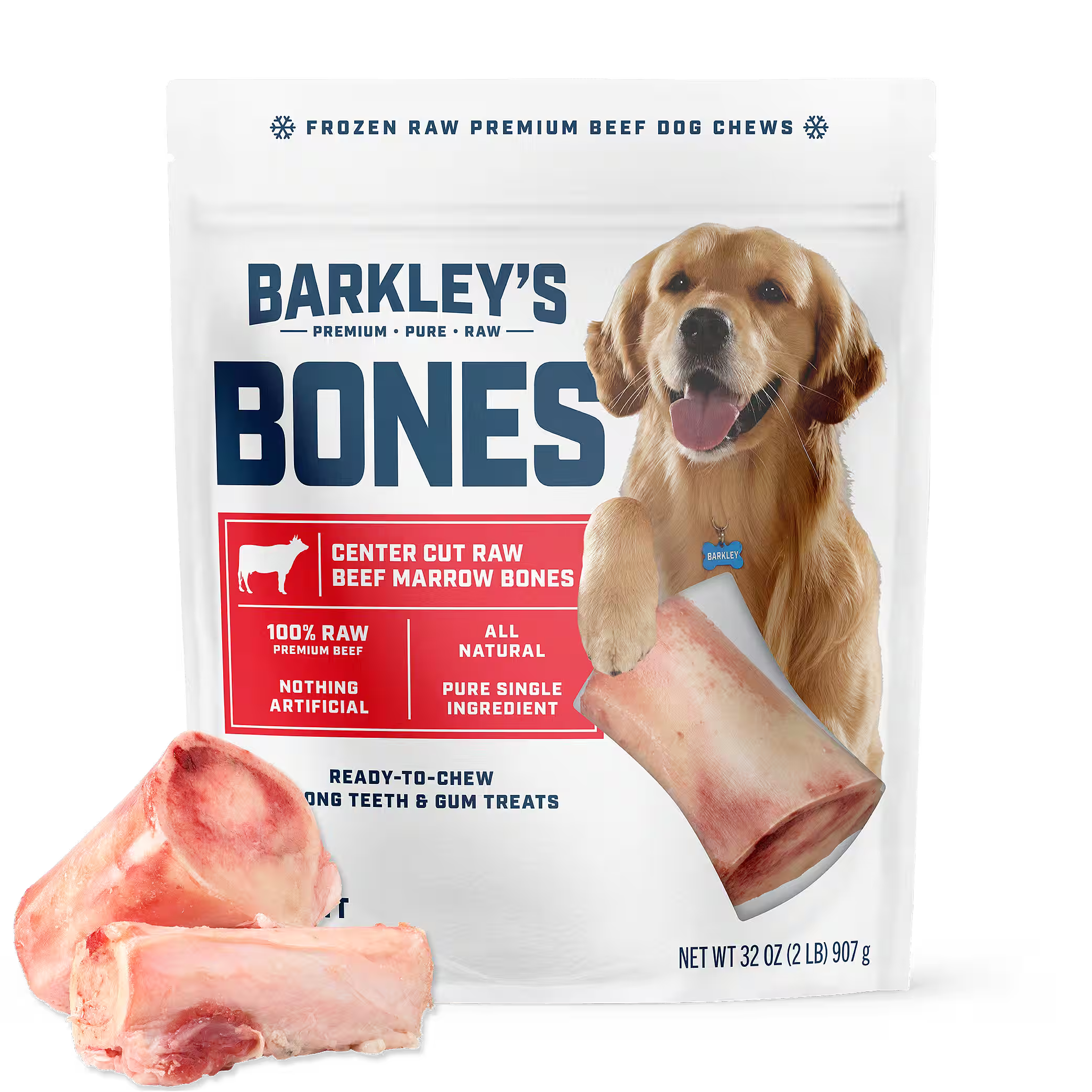 CENTER CUT RAW BEEF MARROW BONES – Barkleys1