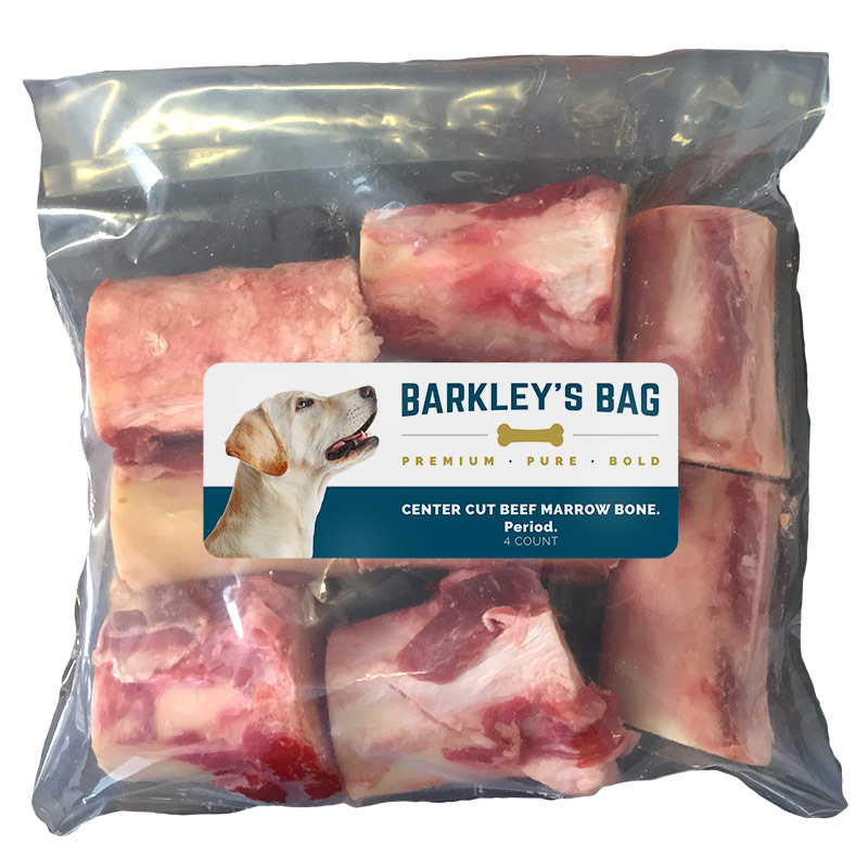 Center Cut Beef Bone Marrow Bone - Barkley's Bag