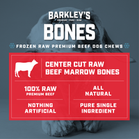 CENTER CUT RAW BEEF MARROW BONES