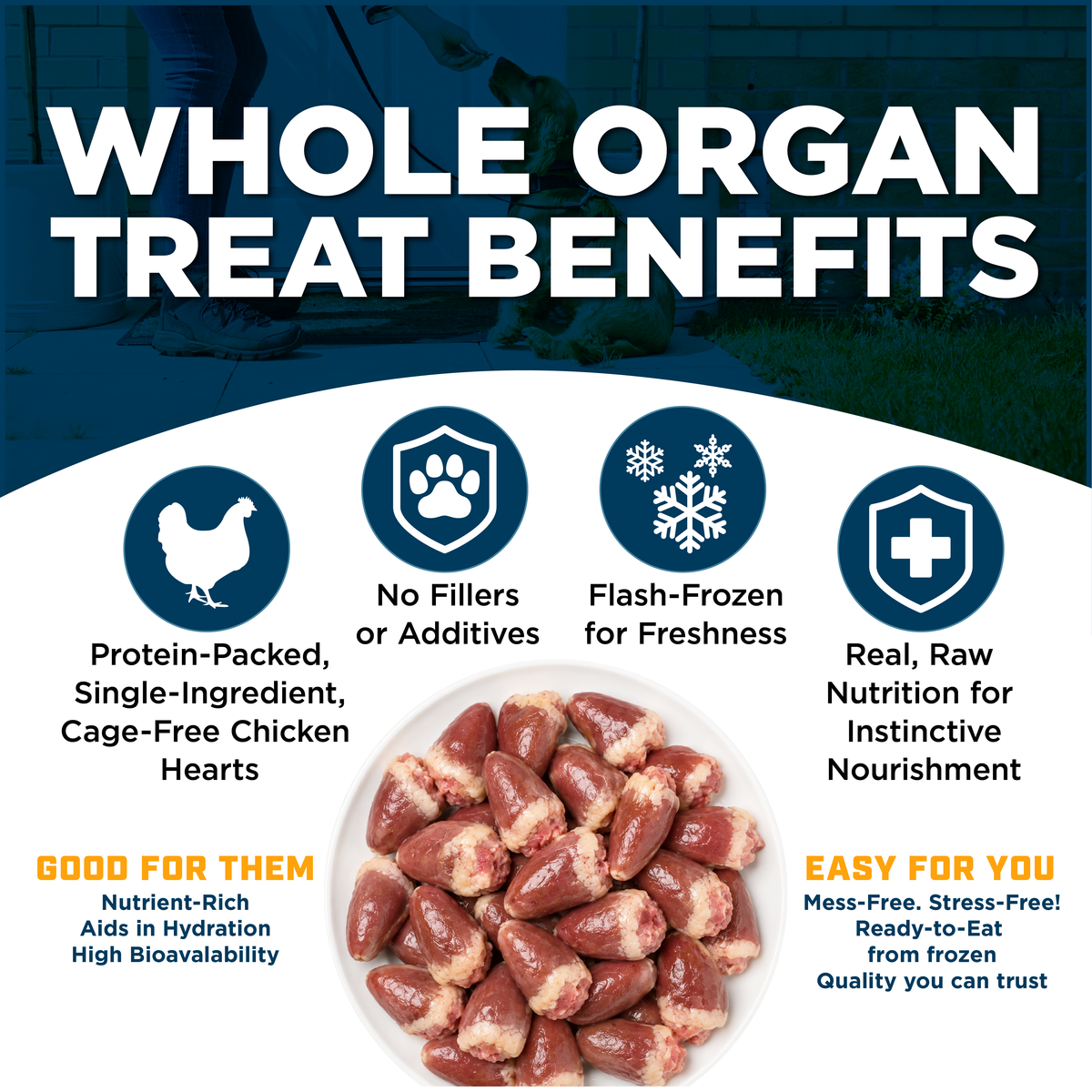 CAGE-FREE WHOLE CHICKEN HEARTS