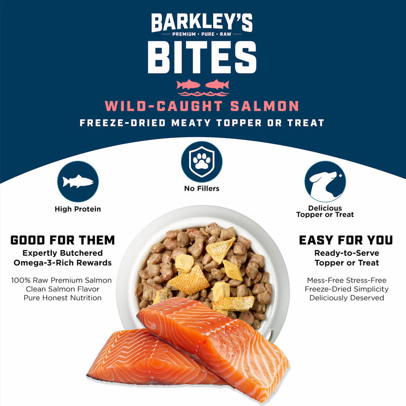 WILD-CAUGHT SALMON BITES (Dog)