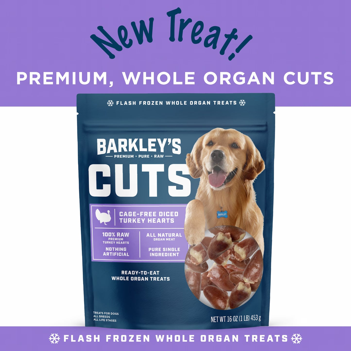 CAGE-FREE DICED TURKEY HEARTS
