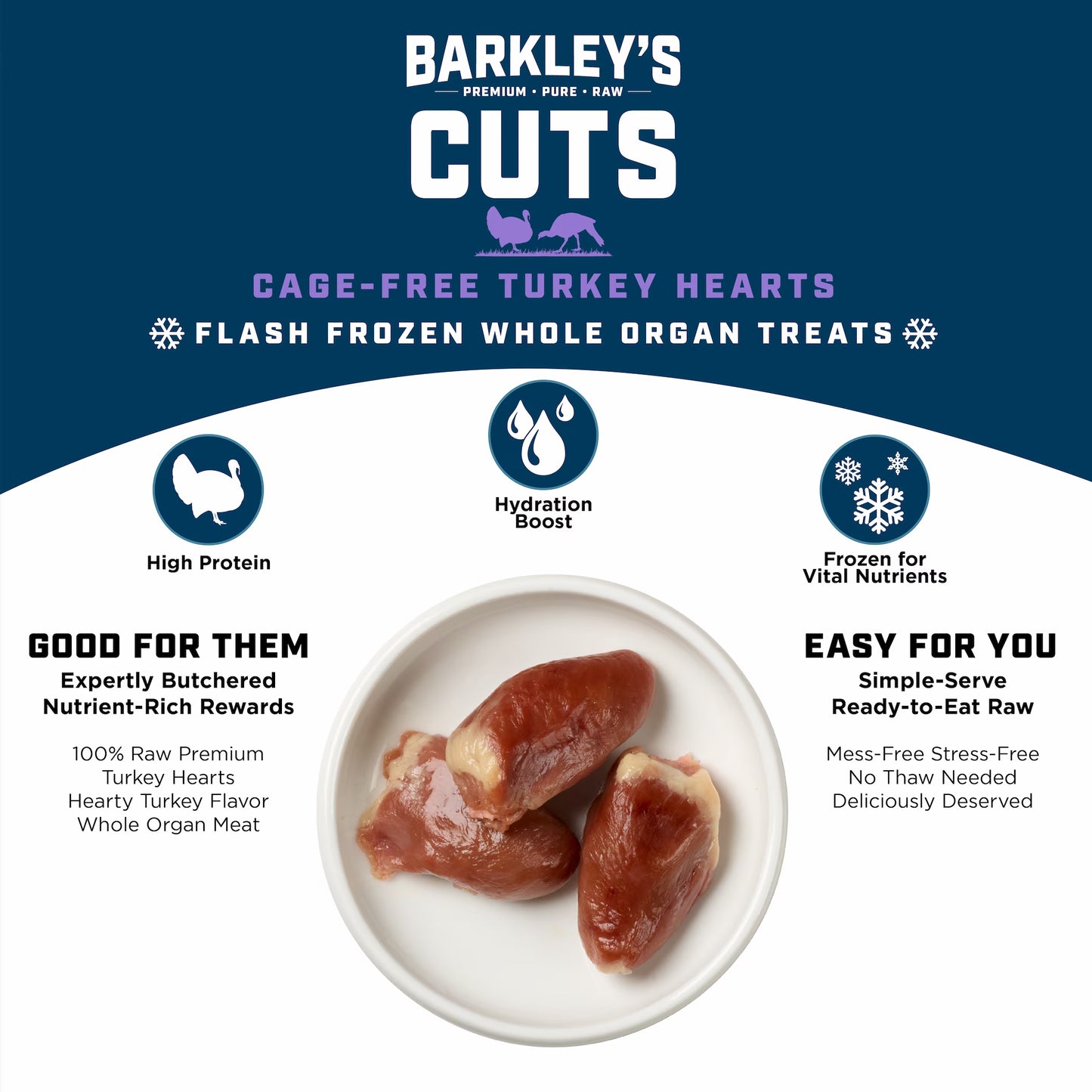 CAGE-FREE DICED TURKEY HEARTS