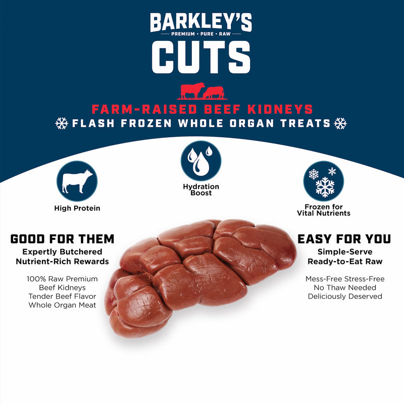 FARM-RAISED DICED BEEF KIDNEYS