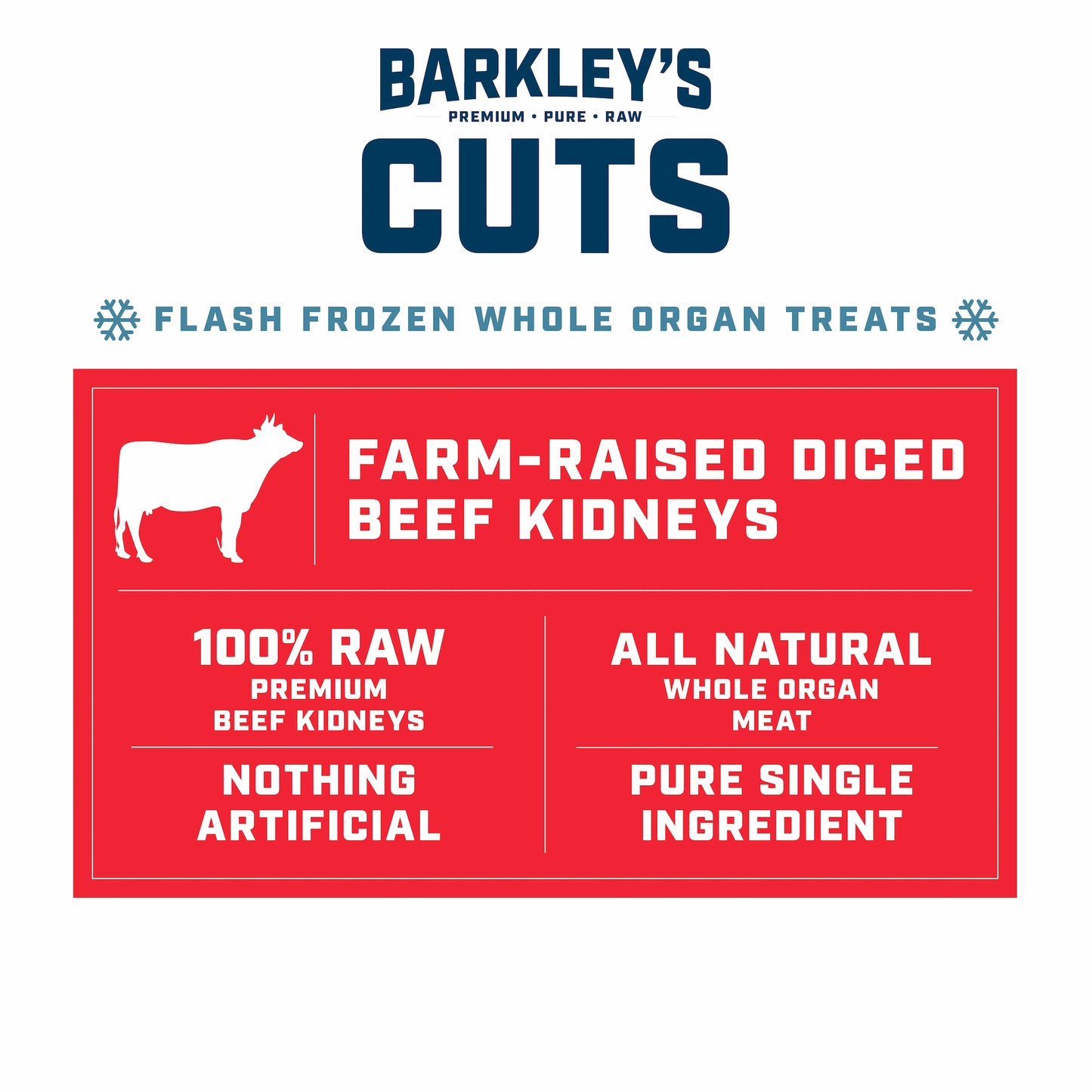 FARM-RAISED DICED BEEF KIDNEYS